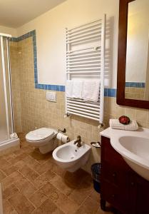 Koupelna v ubytování Relais Il Monaco