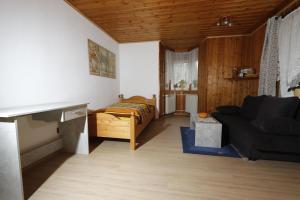 Posezení v ubytování Ferienwohnung Anderswo