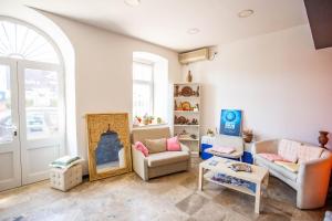 Ein Sitzbereich in der Unterkunft Anchi Guesthouse