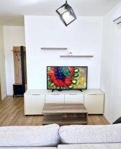Apartman LUX的休息区