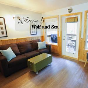 Posezení v ubytování Wolf and Sea- Ukee, 4PAX, 1Bed