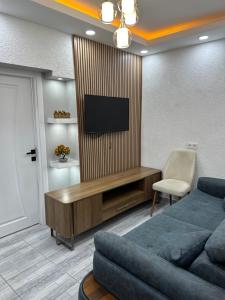 TV a/nebo společenská místnost v ubytování Sultanahmet Immortelle Apartment