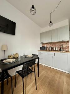 Η κουζίνα ή μικρή κουζίνα στο Apartament Kamionka Piast