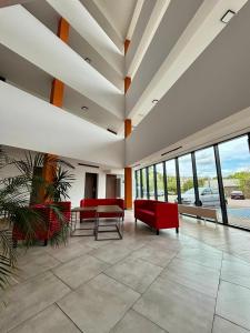 Χώρος καθιστικού στο Apartament Kamionka Piast