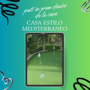a picture of a golf course in a park at Casa En Campo de Golf, Lomas de Cocoyoc in Texcalpan