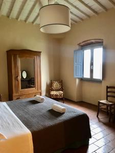 Katil atau katil-katil dalam bilik di Agriturismo La Posta Reale