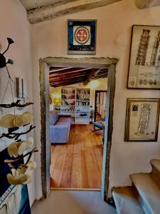 Χώρος καθιστικού στο Vista - Vivi la storia in prima fila