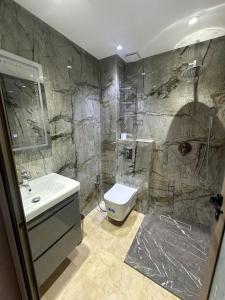 Koupelna v ubytování McDonalds Apartment 2 Mars