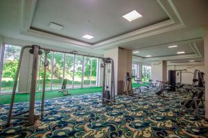 Fitness centrum a/nebo fitness zařízení v ubytování Ululani Bali