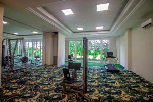 Fitness centrum a/nebo fitness zařízení v ubytování Ululani Bali
