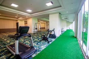 Fitness centrum a/nebo fitness zařízení v ubytování Ululani Bali