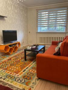 Posezení v ubytování Central Apartment in Golden Square