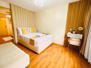 Ένα ή περισσότερα κρεβάτια σε δωμάτιο στο SEAWIND CONDOMINIUM 2Bedrooms near Davao Airport, SM Lanang, Sasa Wharf, Dusit Thani, Waterfront Insular Hotel, Azuela Cove, Acacia Hotel, Abreeza Mall, Lots 4 Less, Puregold & a lot more