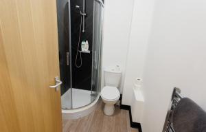 Et badeværelse på Boutique Belfast Apartment for 2