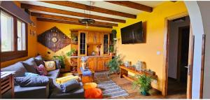 Posezení v ubytování Vivienda María Lourdes