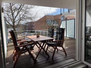 Balkón nebo terasa v ubytování Villa Meeresrauschen Strandbrise