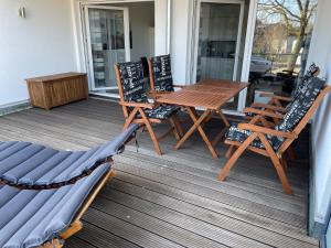 Balkón nebo terasa v ubytování Villa Meeresrauschen Strandbrise