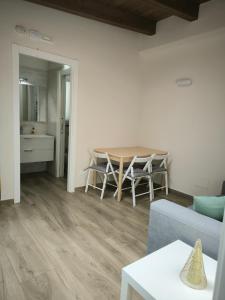 A seating area at La Mimosa Chic
