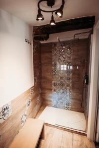 Koupelna v ubytování Hotel Domus Tiberina