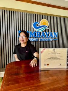 Certifikát, hodnocení, plakát nebo jiný dokument vystavený v ubytování LUMBAYAN BEACH RESORT