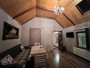 TV a/nebo společenská místnost v ubytování Shahdag Suvacal House