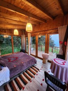 Posezení v ubytování Glamping Paraiso en La montaña