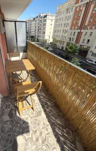 Balkoni atau teres di Magnifique 3 pièces à 100m de la mer