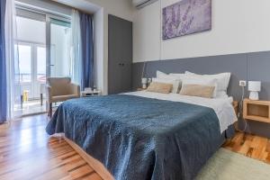 Postel nebo postele na pokoji v ubytování Pension Rušev