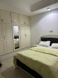 Postel nebo postele na pokoji v ubytování Complexe Mael
