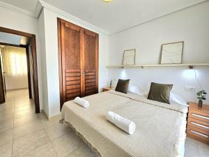 Posteľ alebo postele v izbe v ubytovaní Appartement (Casa Nati)