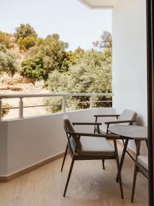 A balcony or terrace at Ariadne Suites