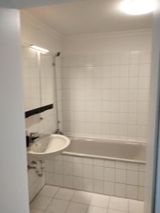 Koupelna v ubytování Gästezimmer Ilmenaudeich + 2 fotografie