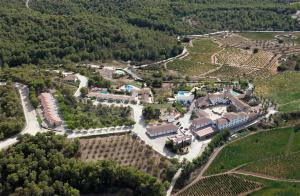 Letecký snímek ubytování Mas Boronat Resort