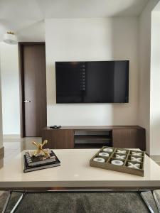 Dapur atau dapur kecil di Cozy apartment in Cali