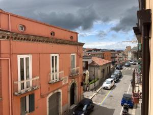 a view of a city street with cars parked at Al Centro - Casa Vacanze in Potenza