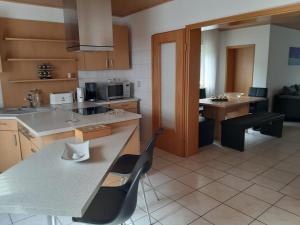 Dapur atau dapur kecil di Quickstay Apartments - Ferienwohnung in Miesau