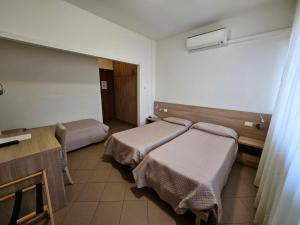 Postel nebo postele na pokoji v ubytování Albergo Nyers
