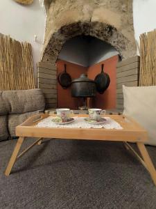 Posezení v ubytování Rustic House Archangelos