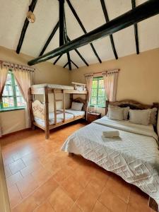 Postel nebo postele na pokoji v ubytování Hotel el laberinto