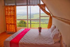 Postel nebo postele na pokoji v ubytování Chill mount vagamon