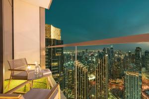 Nespecifikovaný výhled na destinaci Dubaj nebo výhled na město při pohledu z apartmánu + 37 fotografií