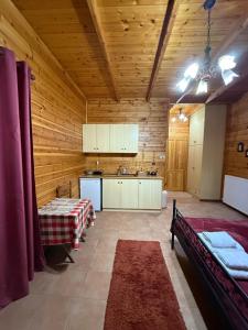 Kuchyňa alebo kuchynka v ubytovaní Xylino Chalet