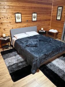 Posteľ alebo postele v izbe v ubytovaní Xylino Chalet