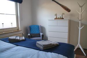 Voodi või voodid majutusasutuse Wunderschönes Appartement In Scheid Mit Grill toas