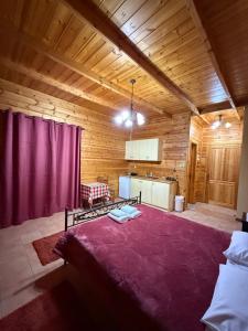 Posteľ alebo postele v izbe v ubytovaní Xylino Chalet