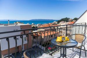 Balkón alebo terasa v ubytovaní Apartments Julijana