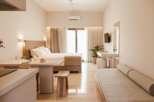 A seating area at Ariadne Suites
