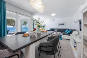 Et opholdsområde på Villa Pape Podgora