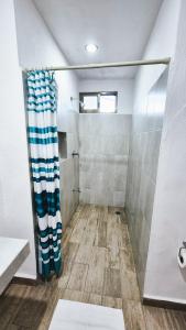 Koupelna v ubytování Hotel Monserrat
