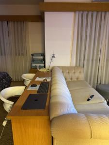 Χώρος καθιστικού στο Flat Araucaria Lux